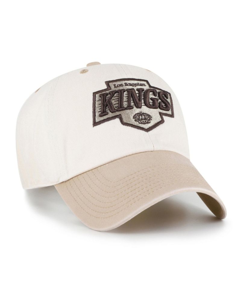 Men's '47 Natural/Tan Los Angeles Kings Neutral Terrain Clean Up Adjustable Hat