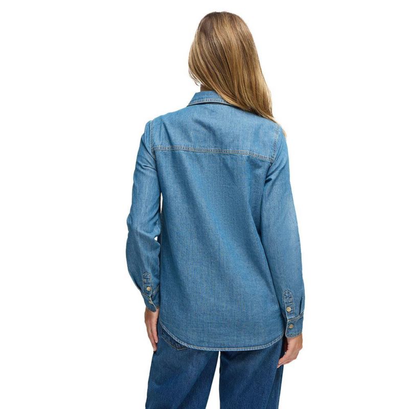 Maternity Ingrid + Isabel Denim Button Down Shirt
