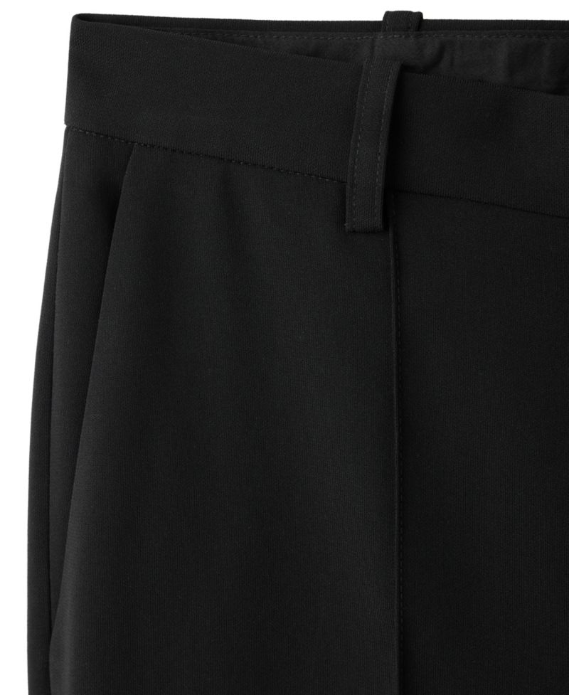 Women's Seams Flared Mid-Rise Pants