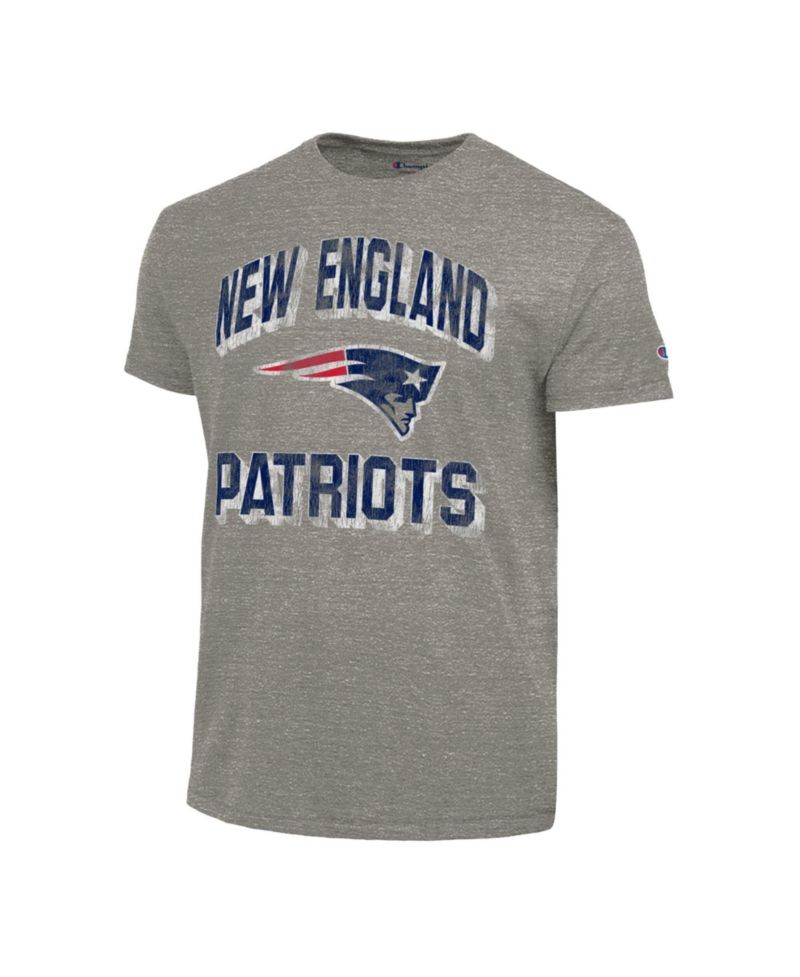 Men's Heather Charcoal New England Patriots Ultimate Tri-Blend T-Shirt
