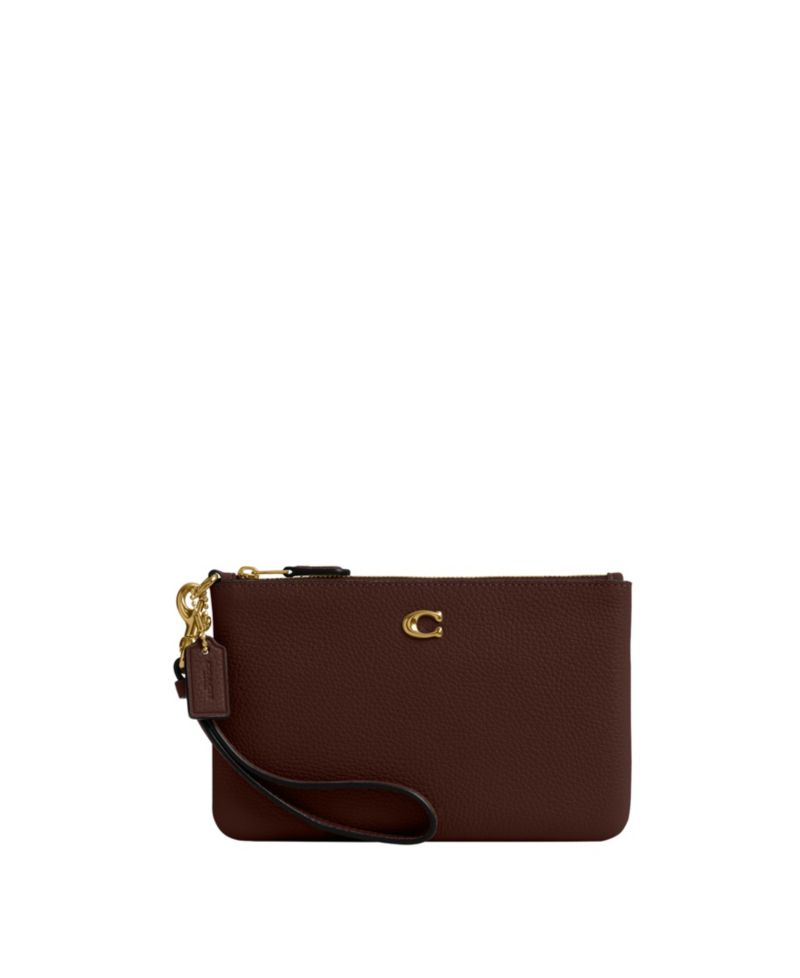 Essential Small Pebble Leather Wristlet