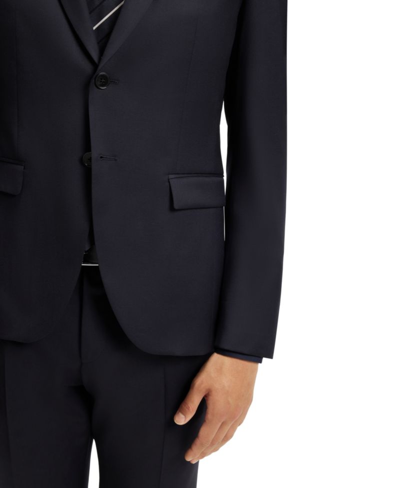 Men's Virgin-Wool Extra-Slim-Fit Suit Jacket