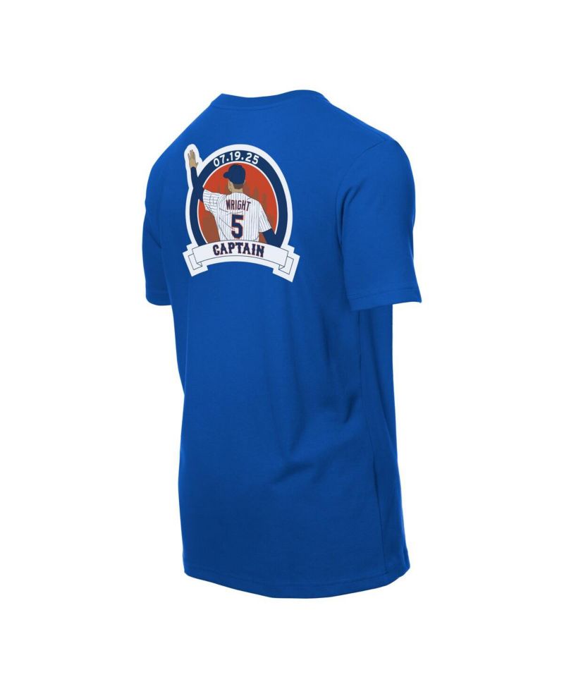 Men's David Wright Royal New York Mets Retired Player Graphic T-Shirt