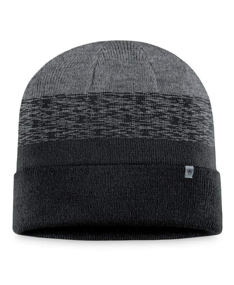 Men's Heather Black Alabama State Hornets Frostbite Cuffed Knit Hat