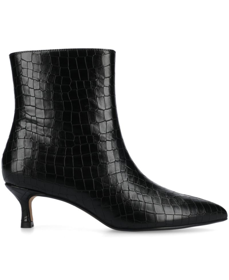 Women's Arely Kitten Heel Pointed Toe Dress Booties
