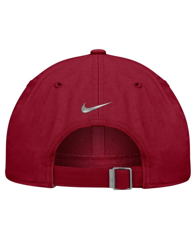 Men's Crimson Washington State Cougars Club Adjustable Hat