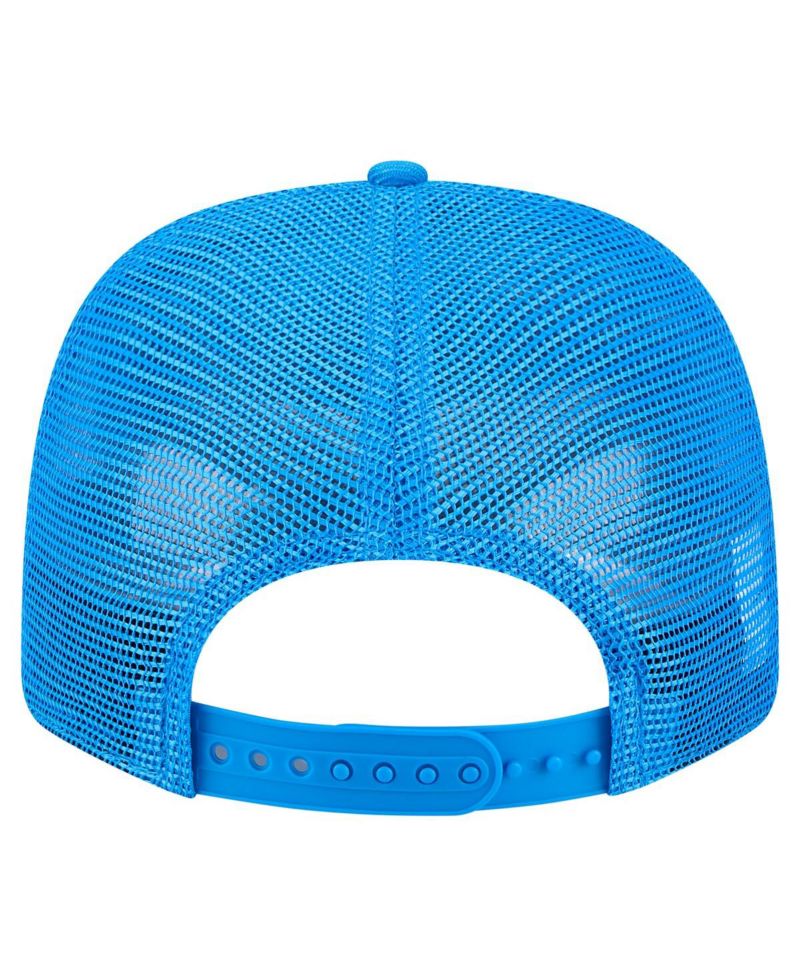 Men's Blue Detroit Lions Main Trucker 9SEVENTY Stretch-Snap Hat
