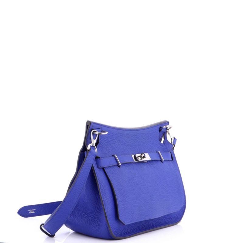 Kelly 28 Handbag Green Togo with Palladium Hardware