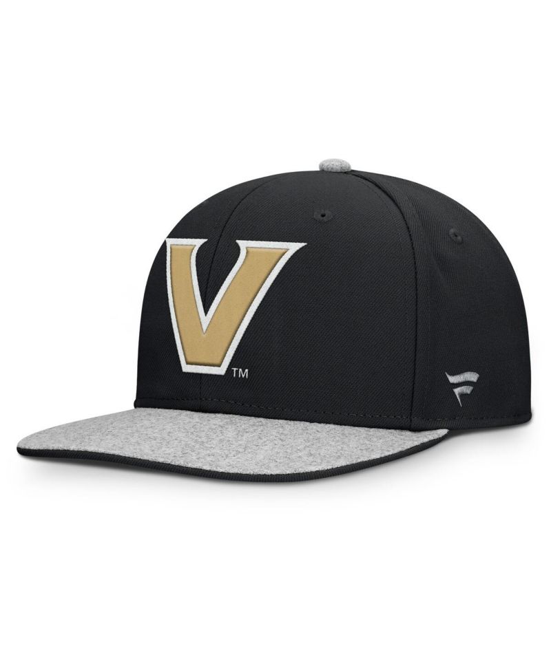 Men's Black Vanderbilt Commodores Loden Snapback Hat