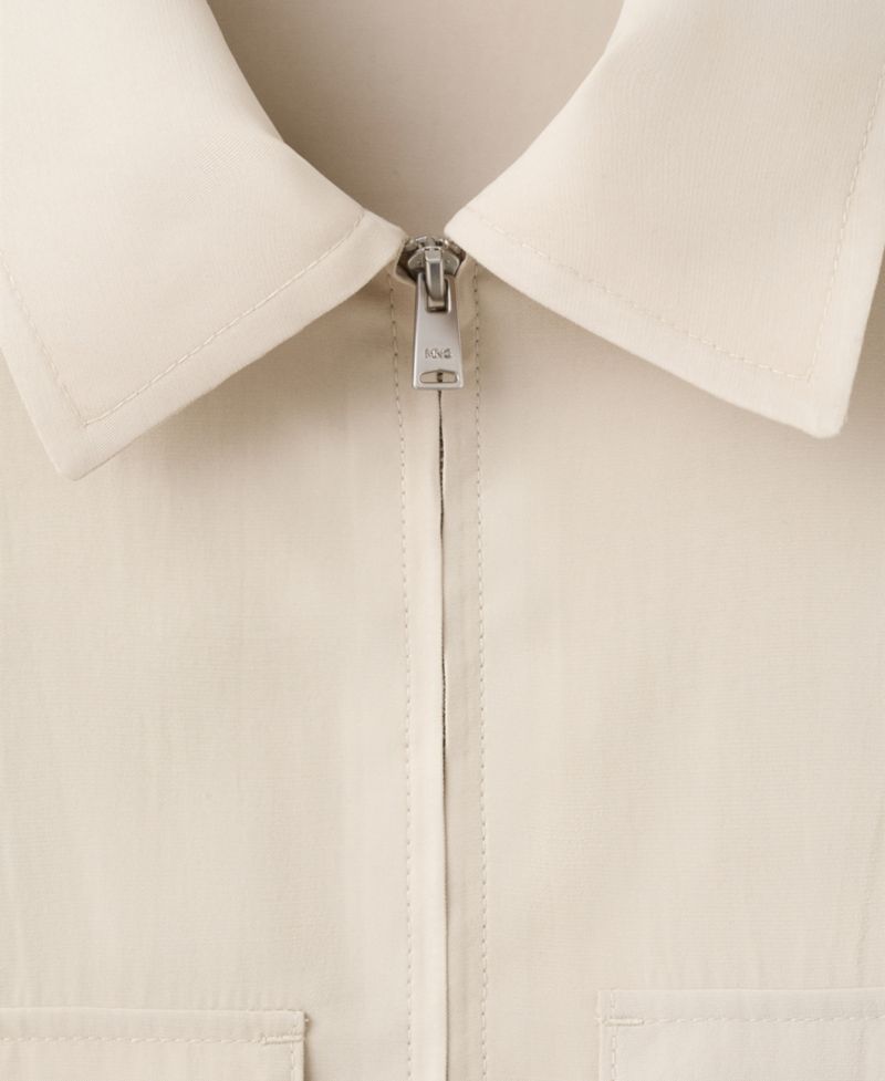 Men's Pockets Regular-Fit Modal Jacket