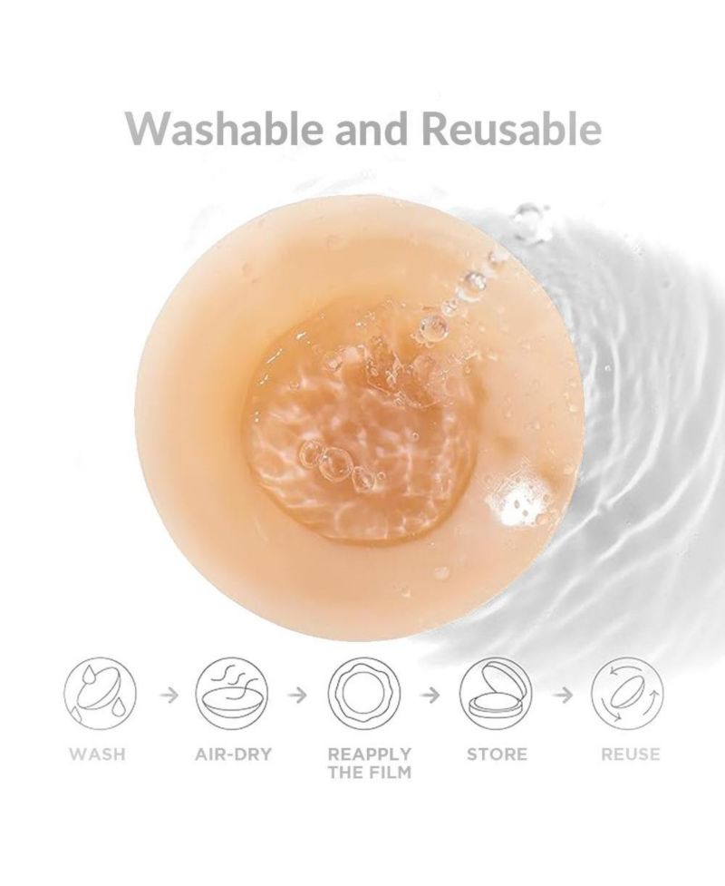 Seamless Silicone Adhesive Nipple Covers