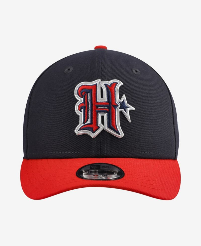 Big Boys and Girls Navy/Red Houston Texans 2026 NFL Draft Pre-Curved 9FIFTY Snapback Hat