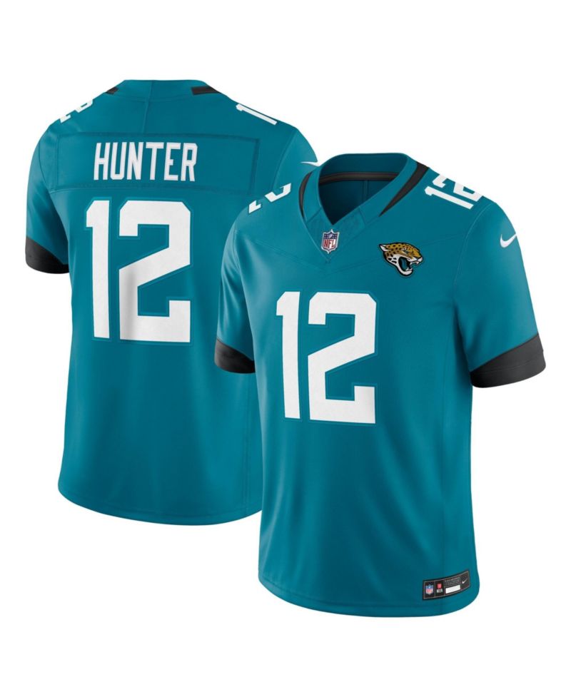 Men's Travis Hunter Teal Jacksonville Jaguars Vapor F.U.S.E. Stitched Limited Jersey