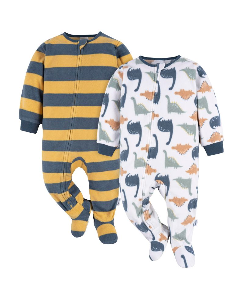 Baby Boys Blanket Sleepers, 2-pack