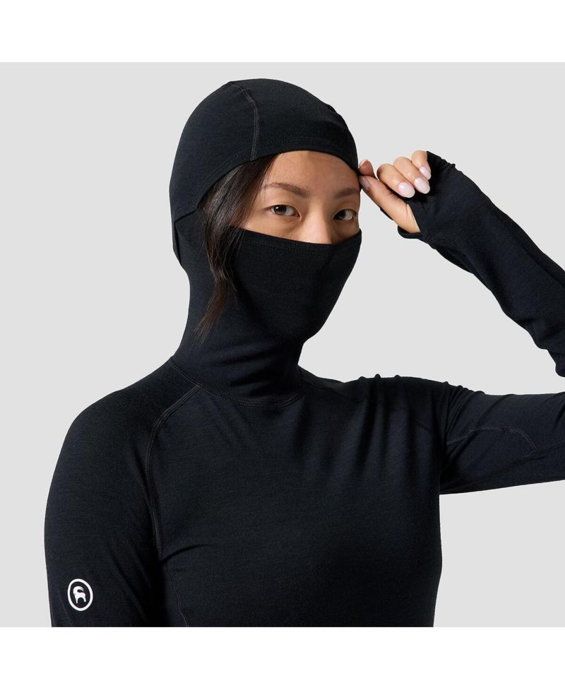 Women's Cedars RWS Merino Baselayer Balaclava Top