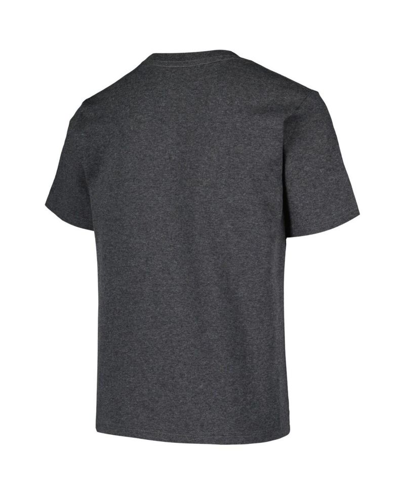 Big Boys and Girls Team USA Heather Charcoal Victory T-Shirt