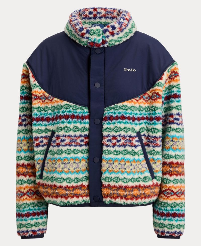 Women's Fair Isle Mock-Neck Jacket