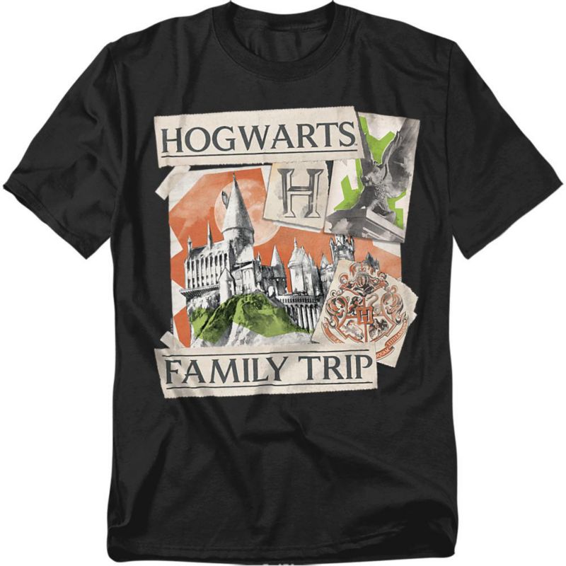 Men's Family Trip To Hogwarts Scrapbook T-Shirt
