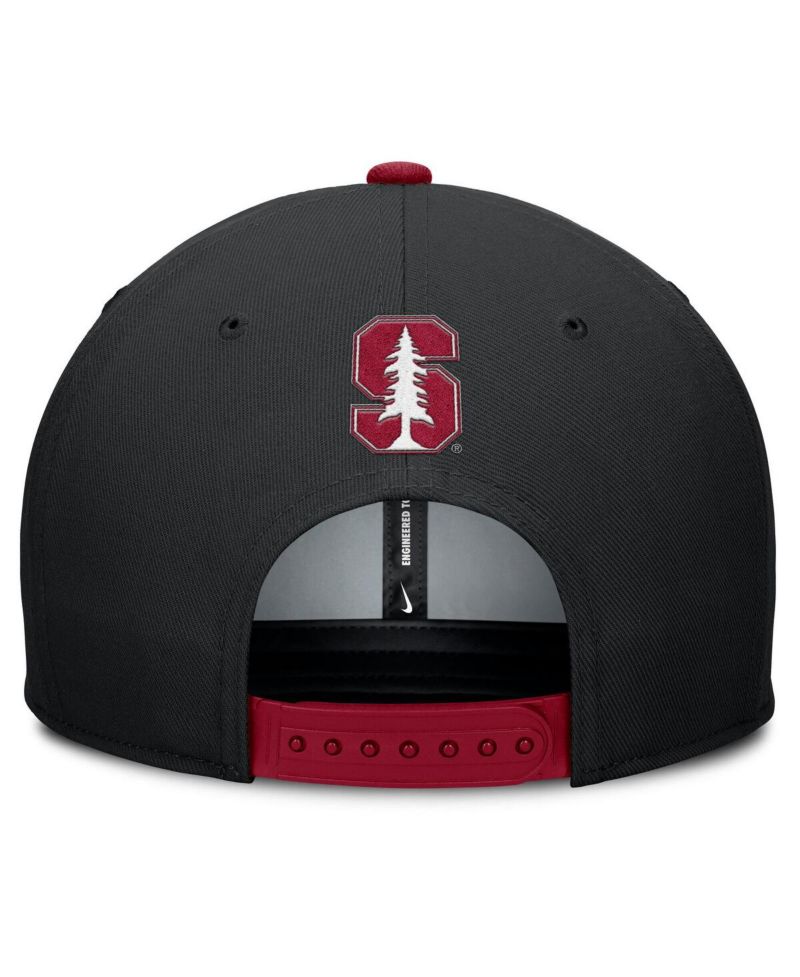 Men's Black/Cardinal Stanford Cardinal 2025 Sideline Campus Pro Local Snapback Hat