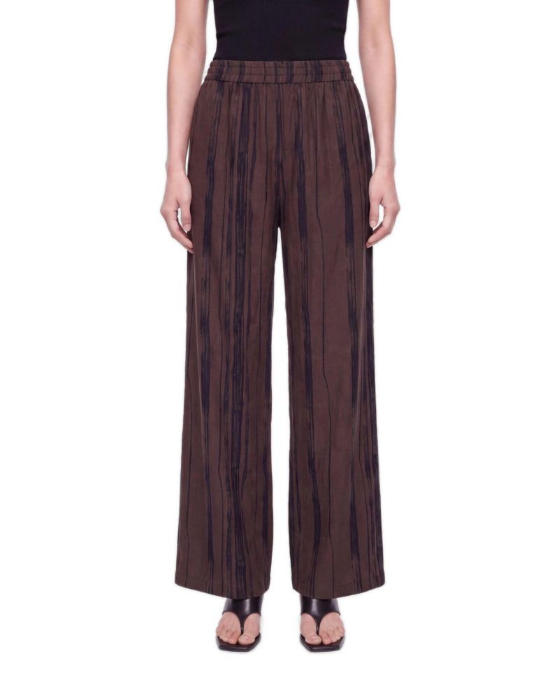 Women's Relaxed-Fit Wide-Leg Elastic-Waist Trousers