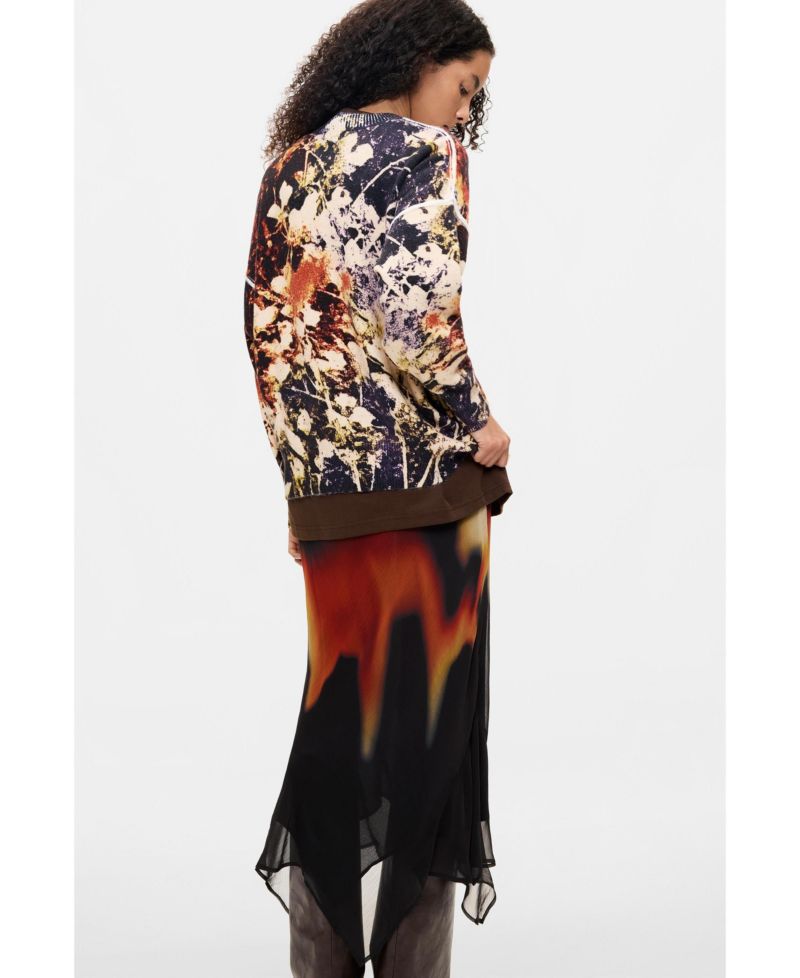 Women's Jacquard Print Sweater