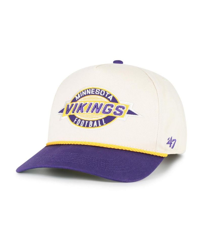 Men's Natural Minnesota Vikings Frame Out Two Tone Hitch Adjustable Hat
