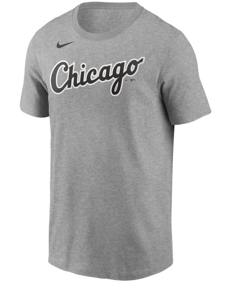 Men's Heather Gray Chicago White Sox Name & Number T-shirt