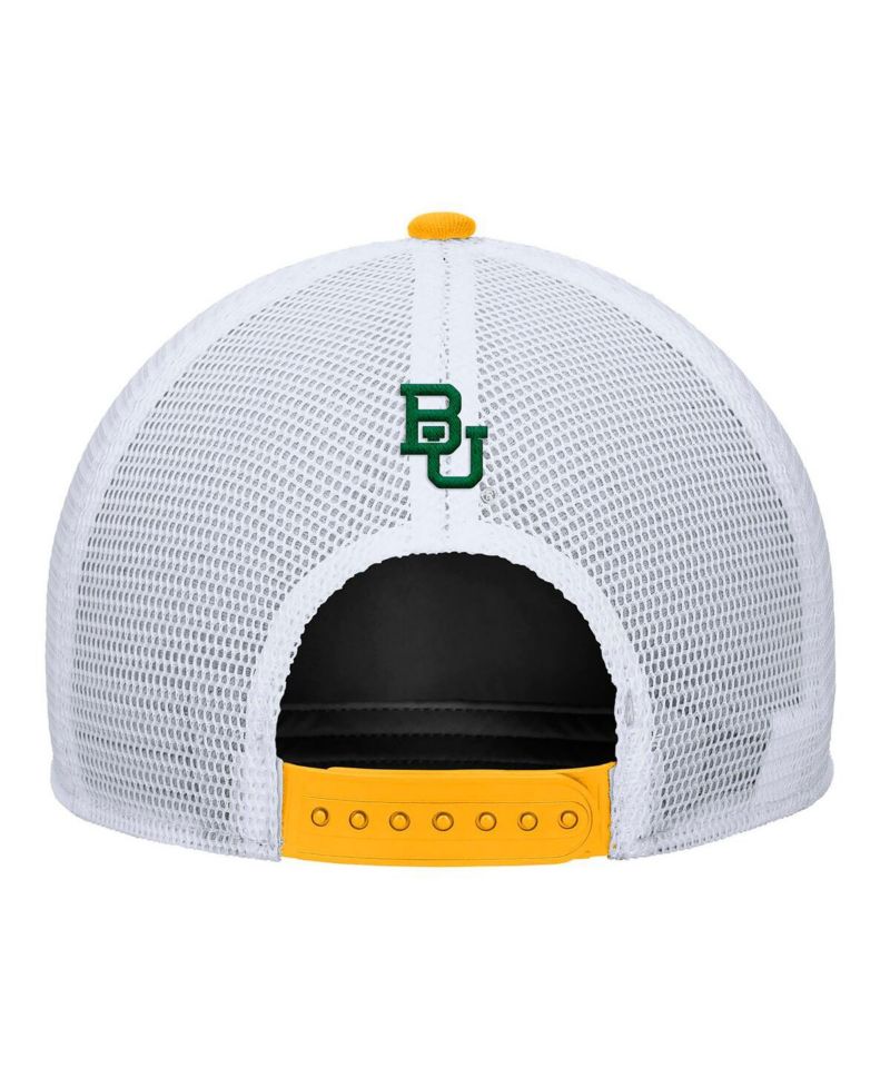 Men's Gold Baylor Bears 2025 On-Field Rise Trucker Adjustable Hat