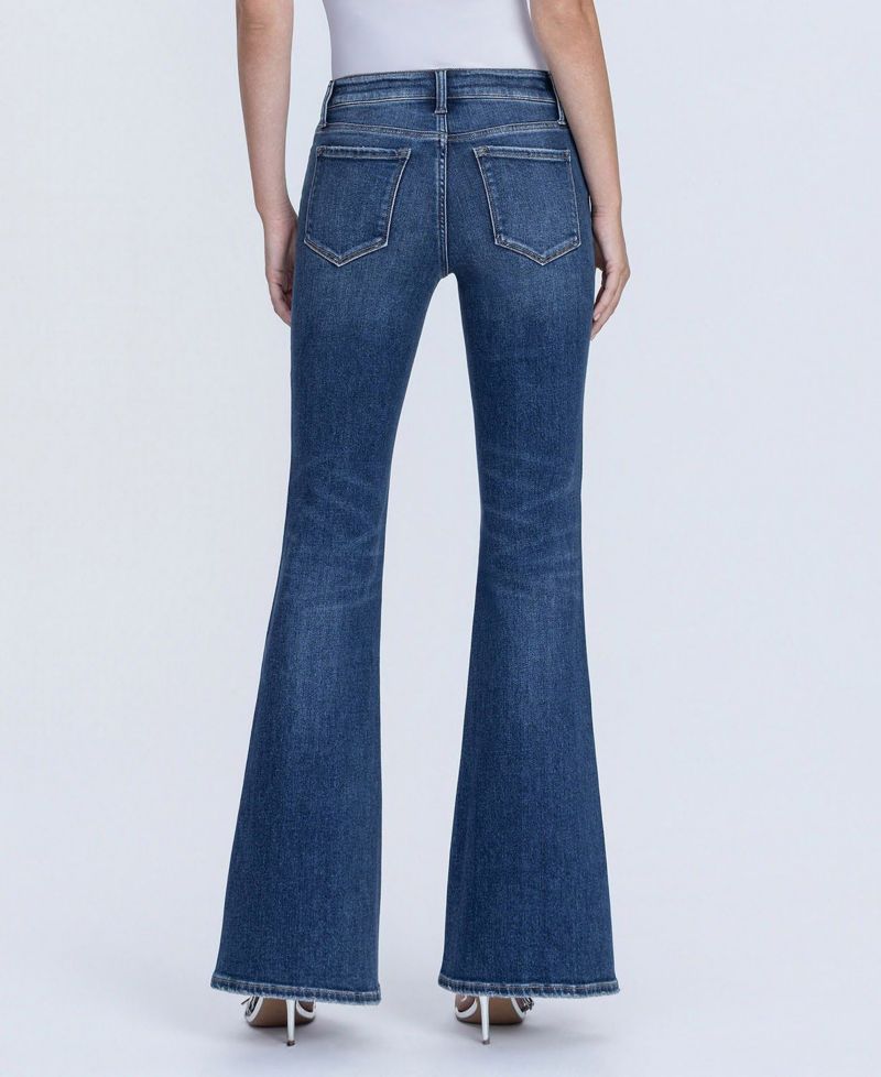 Women's Low Rise Easy Flare Jeans