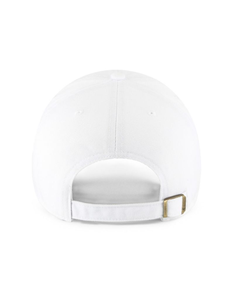 Men's White New York Knicks Clean Up Adjustable Hat