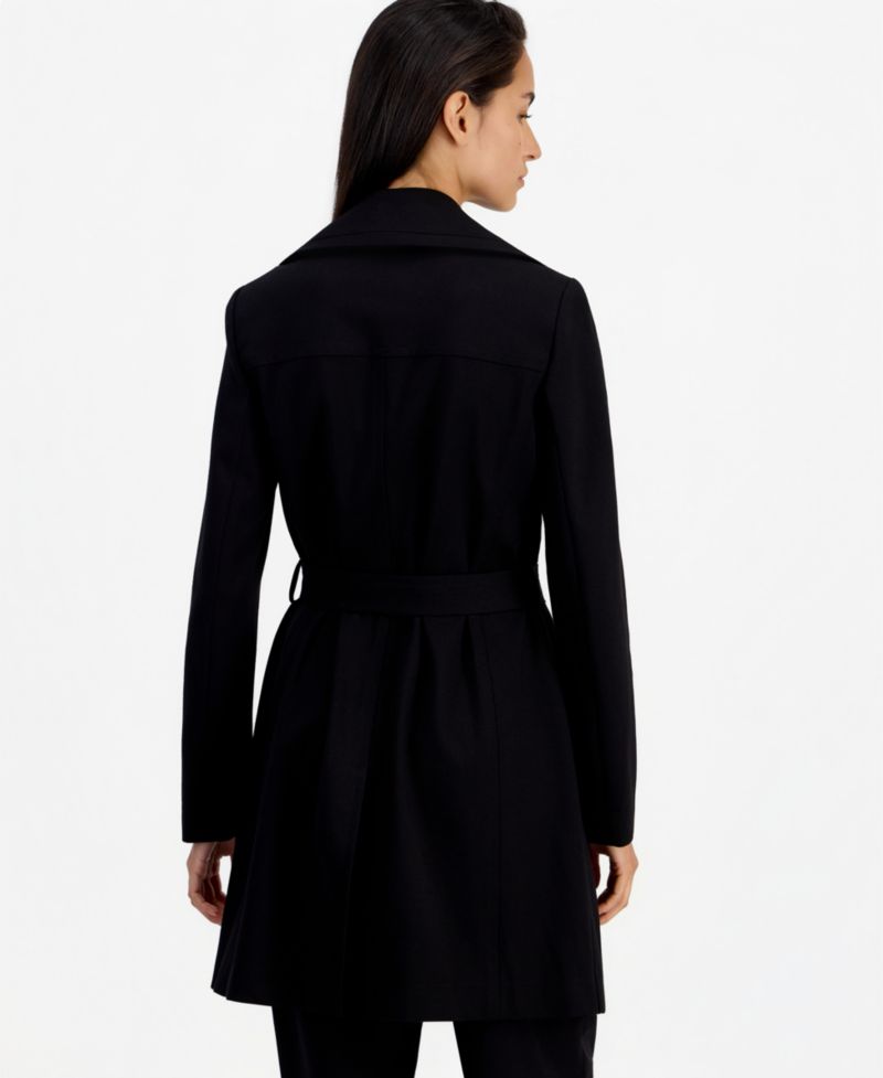 Women's Double Breasted Belted Trench Coat