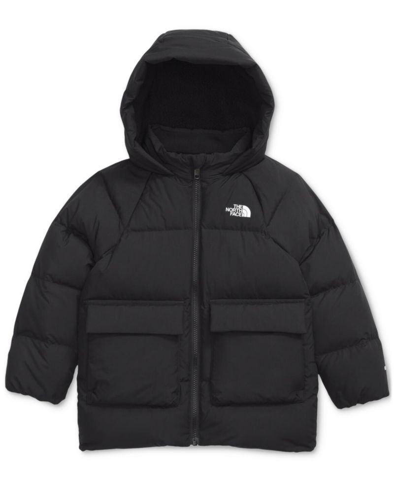 Toddler & Little Girls North Quilted Fleece-Lined Full-Zip Hooded Down Parka