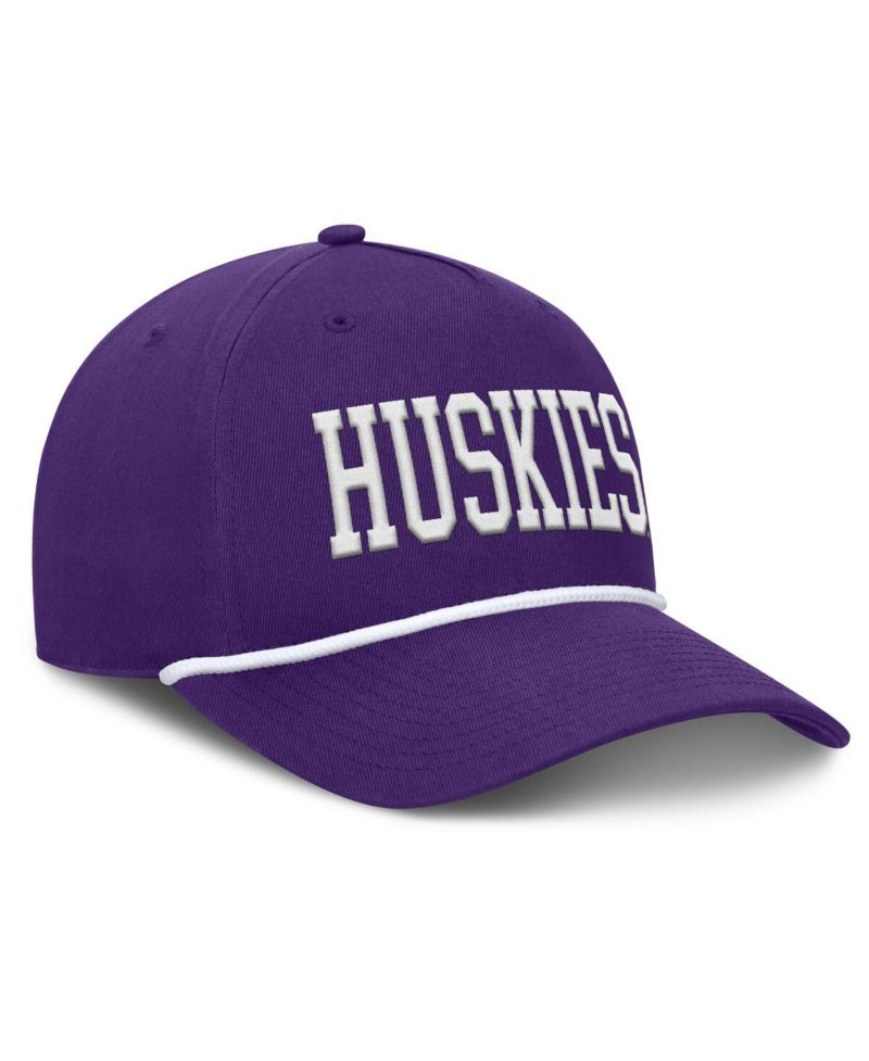 Men's Purple Washington Huskies Foul Ball Rope Adjustable Hat