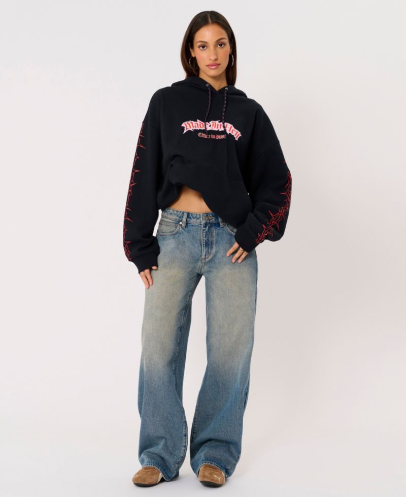 Women's 99 Kit Baggy-Fit Wide-Leg Jeans