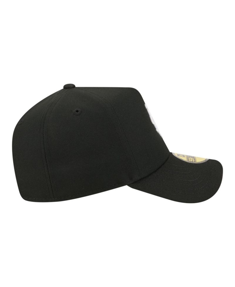 Men's Black New York Mets A-Frame 59FORTY Fitted Hat