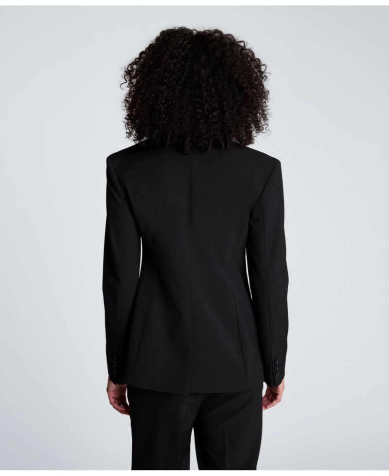 Women’s Luxe Stretch Twill One-Button Blazer