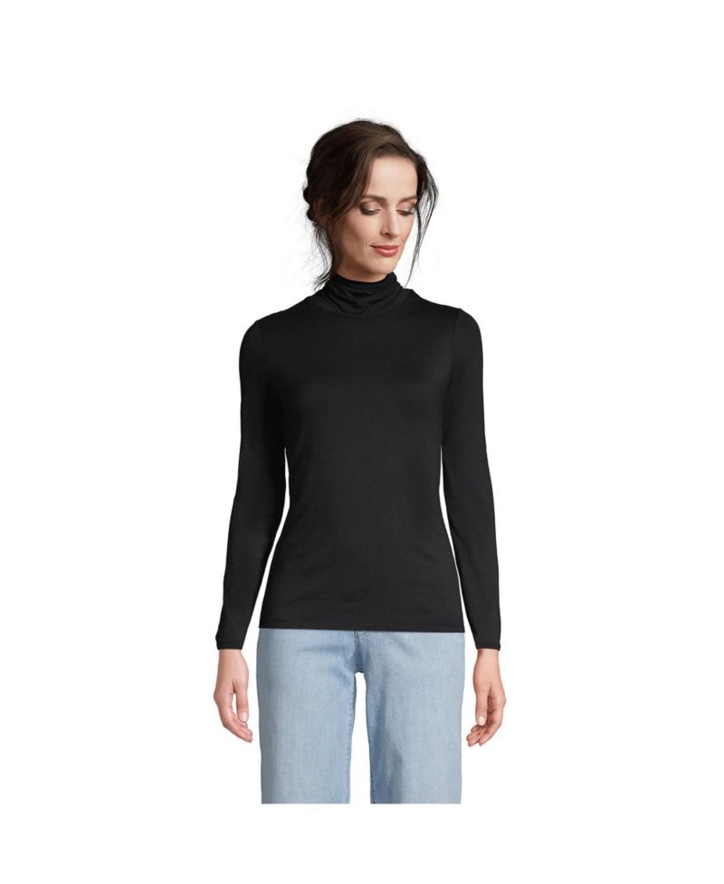 Women's Lightweight Jersey Long Sleeve Turtleneck