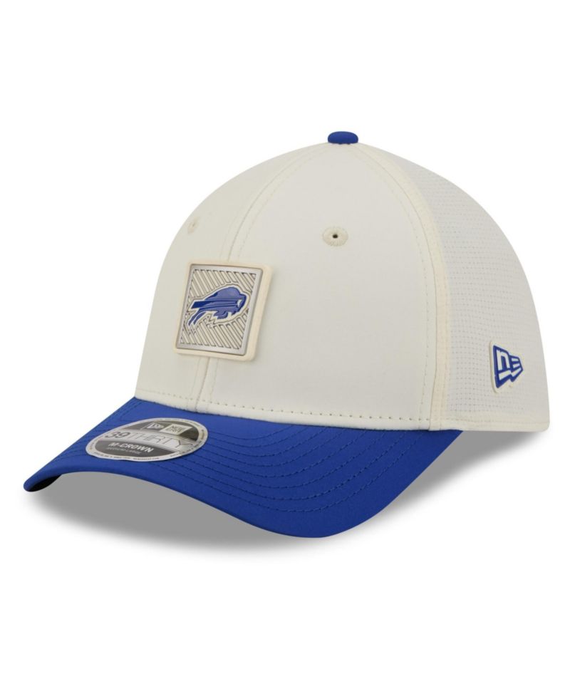 Men's Cream/Royal Buffalo Bills 2026 NFL Training Camp 39THIRTY Flex Hat