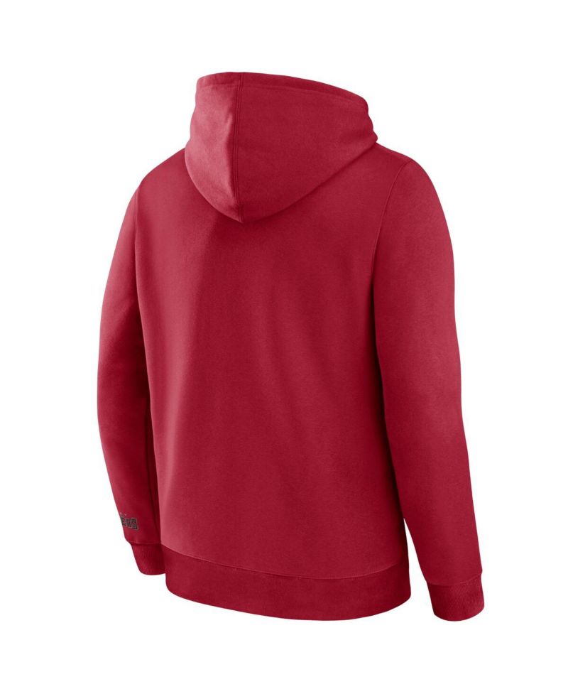 Men's Red Tampa Bay Buccaneers Legacy Fleece Pullover Hoodie