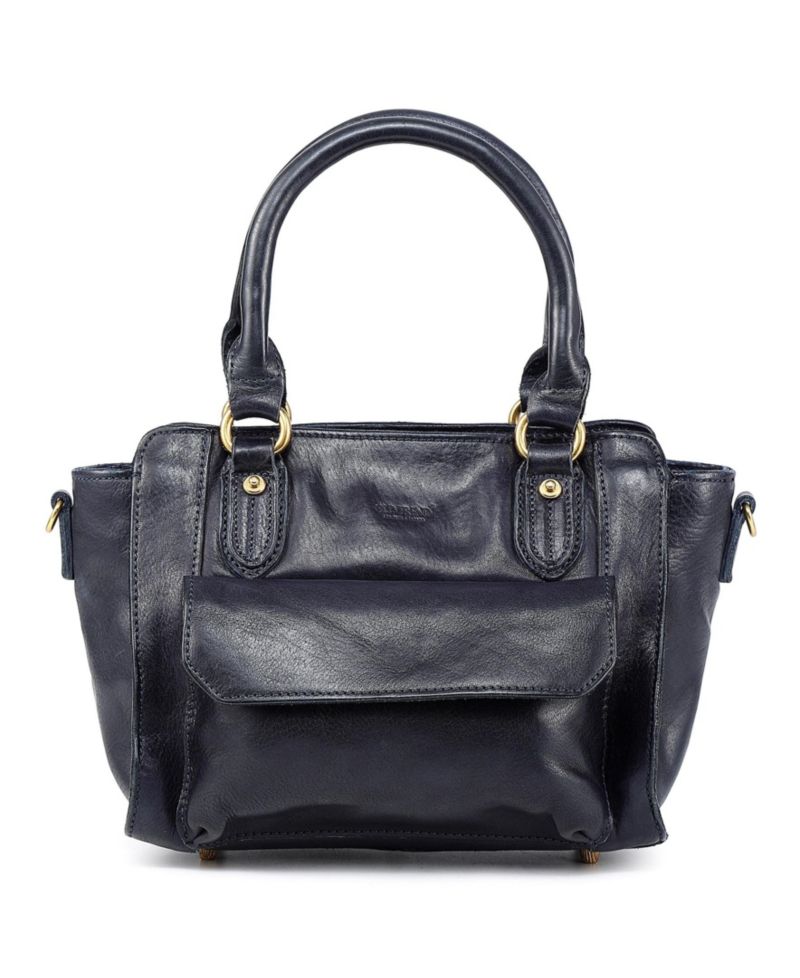 Pansy Small Leather Satchel Bag