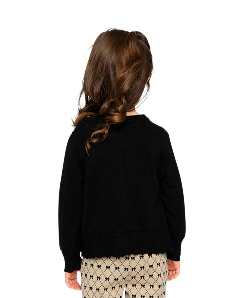 Little and Big Girl (6- 14) Knit Cardigan