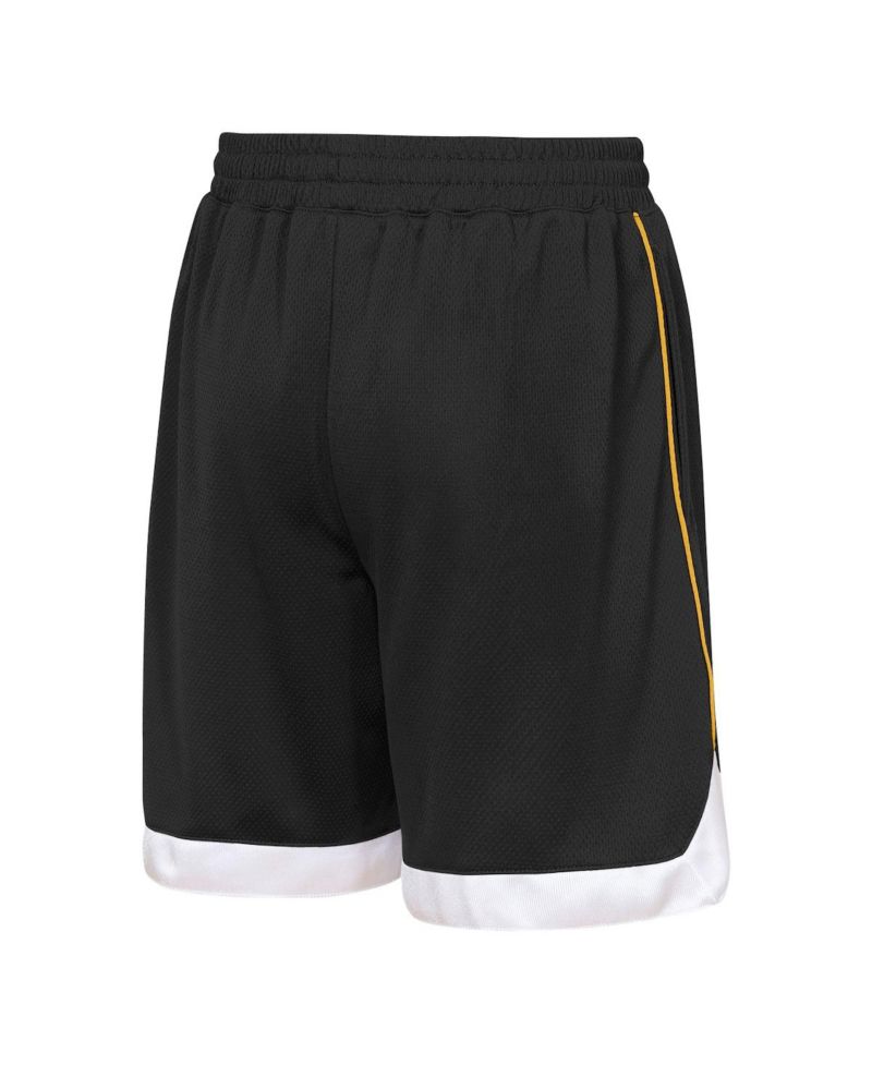 Big Boys and Girls Black Pittsburgh Steelers All Star Mesh Shorts
