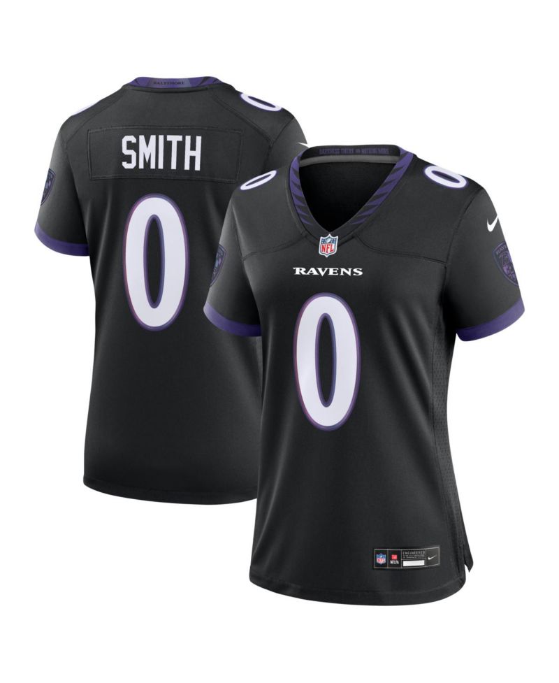 Women's Roquan Smith Black Baltimore Ravens Alternate Game Jersey
