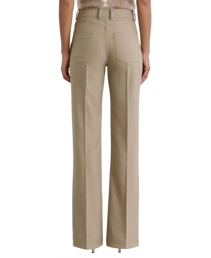 Women's Sofia Flared Twill Seam-Detail Trousers