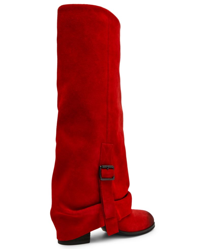 Women's Bozeman Cuffed Block Heel Tall Slouch Boots