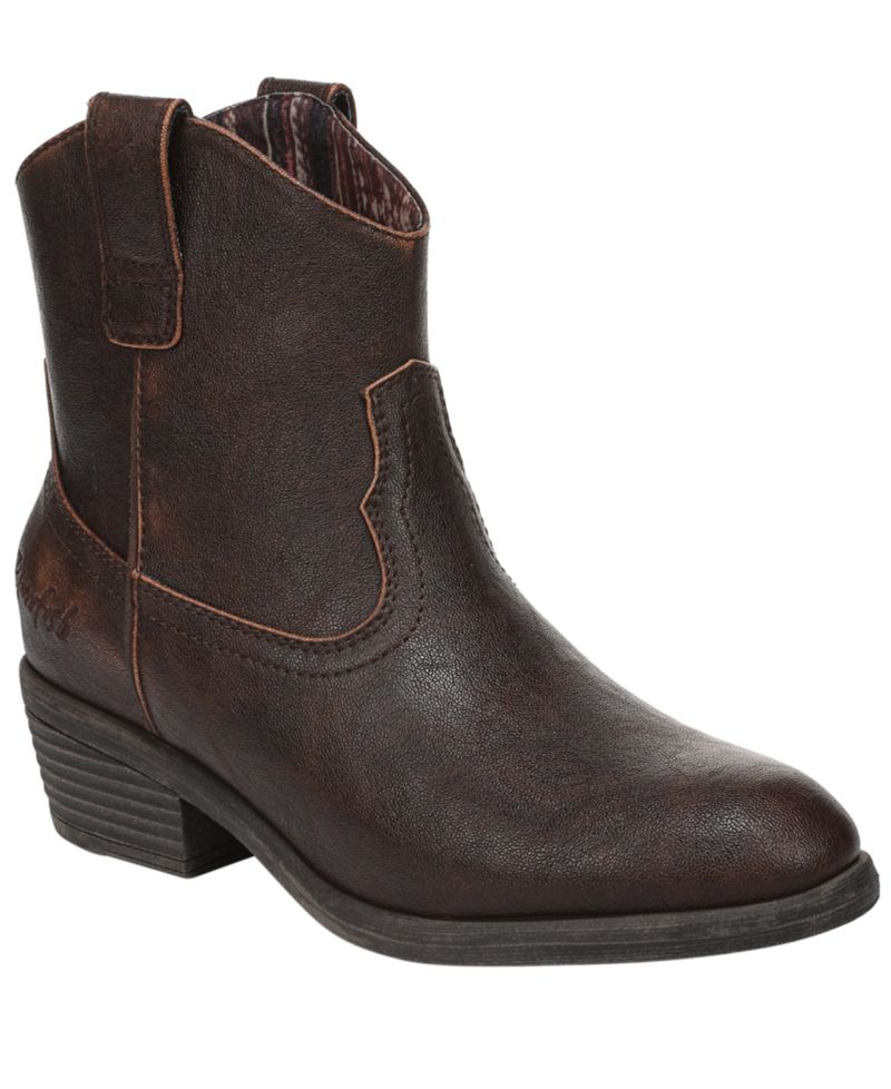 Women's Southwest Western Short Almond Toe Boots