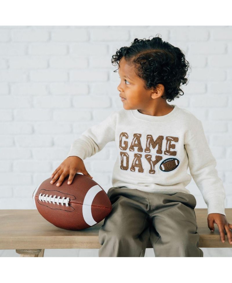 Little Boys(5-8) Game Day Patch Sweatshirt