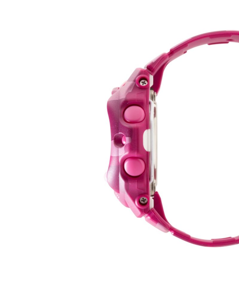 Baby-G Women's Pink Resin Digital Watch 42.6mm