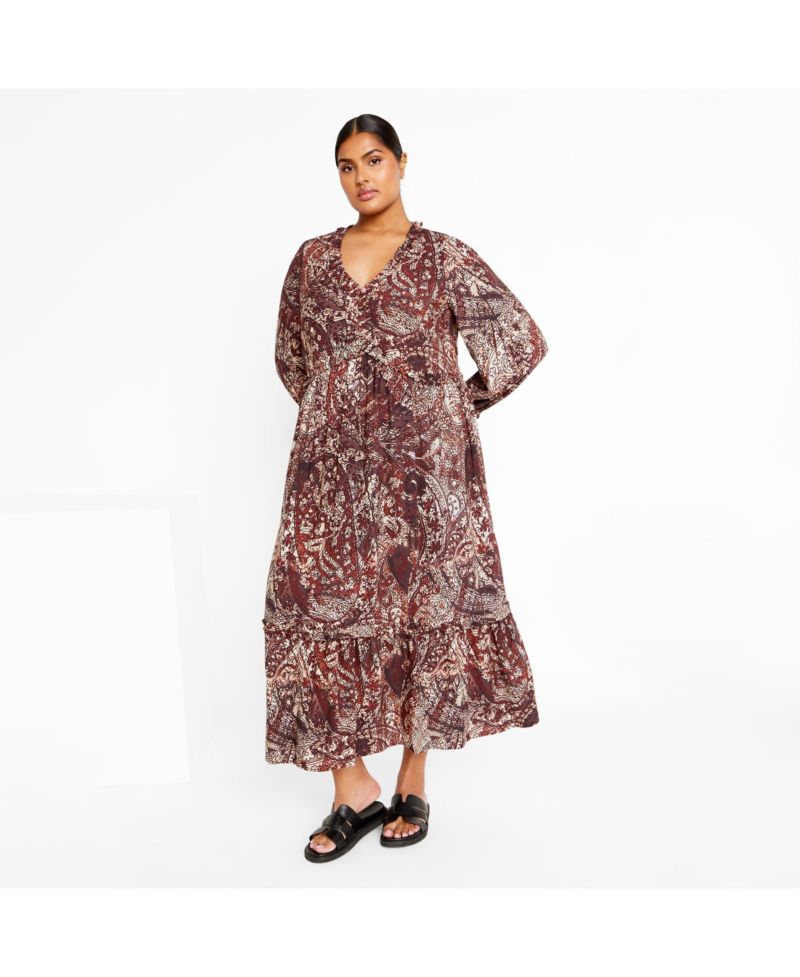 Women's Plus Size Gaia Print Dress