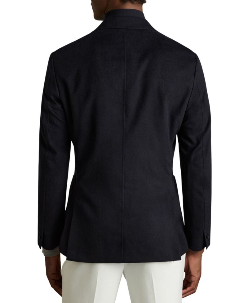 Men's Patch Tailored-Fit Single-Breasted Blazer With Gilet Insert